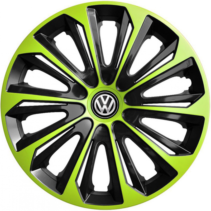 PUKLICE PRE VW 16" STRONG green/black 4ks